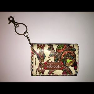 LIKE NEW Sakroots ID Wallet Keychain Card Holder